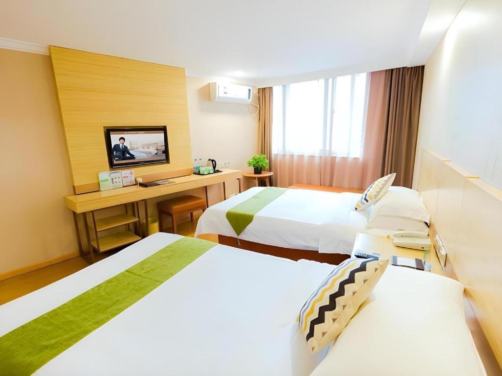 Greentree Inn Shanghai Guangxin Road Tongji Hospital Express Hotel Bagian luar foto