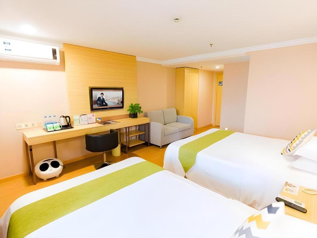 Greentree Inn Shanghai Guangxin Road Tongji Hospital Express Hotel Bagian luar foto
