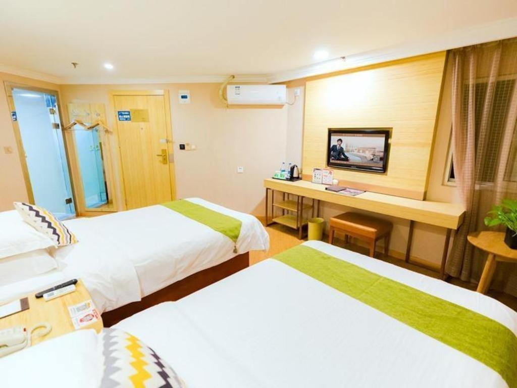 Greentree Inn Shanghai Guangxin Road Tongji Hospital Express Hotel Bagian luar foto