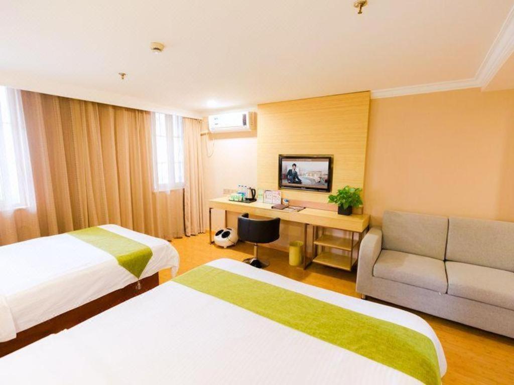 Greentree Inn Shanghai Guangxin Road Tongji Hospital Express Hotel Bagian luar foto