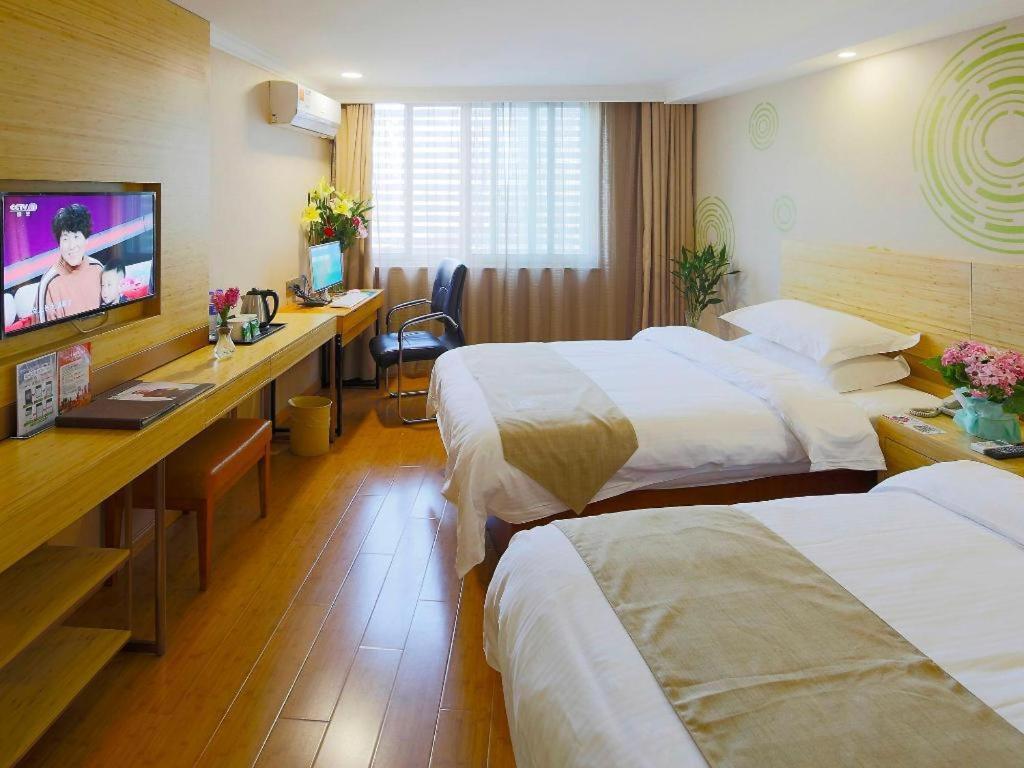 Greentree Inn Shanghai Guangxin Road Tongji Hospital Express Hotel Bagian luar foto