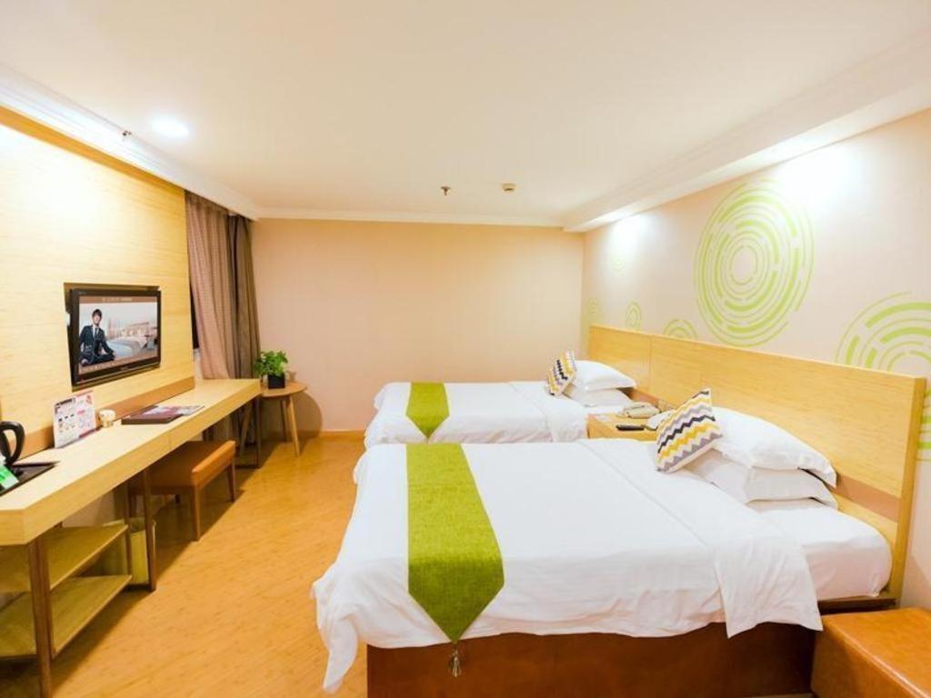 Greentree Inn Shanghai Guangxin Road Tongji Hospital Express Hotel Bagian luar foto