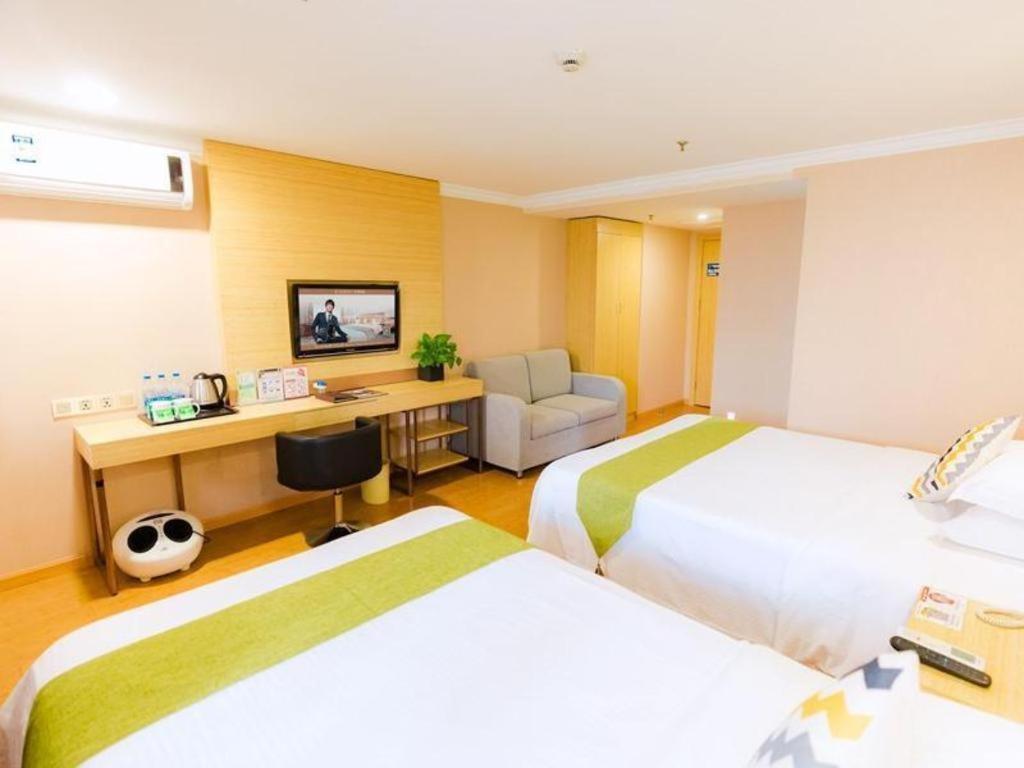 Greentree Inn Shanghai Guangxin Road Tongji Hospital Express Hotel Bagian luar foto