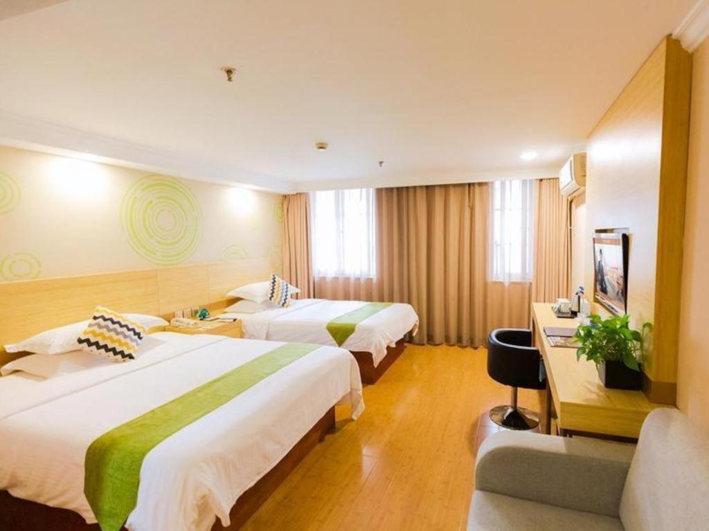 Greentree Inn Shanghai Guangxin Road Tongji Hospital Express Hotel Bagian luar foto